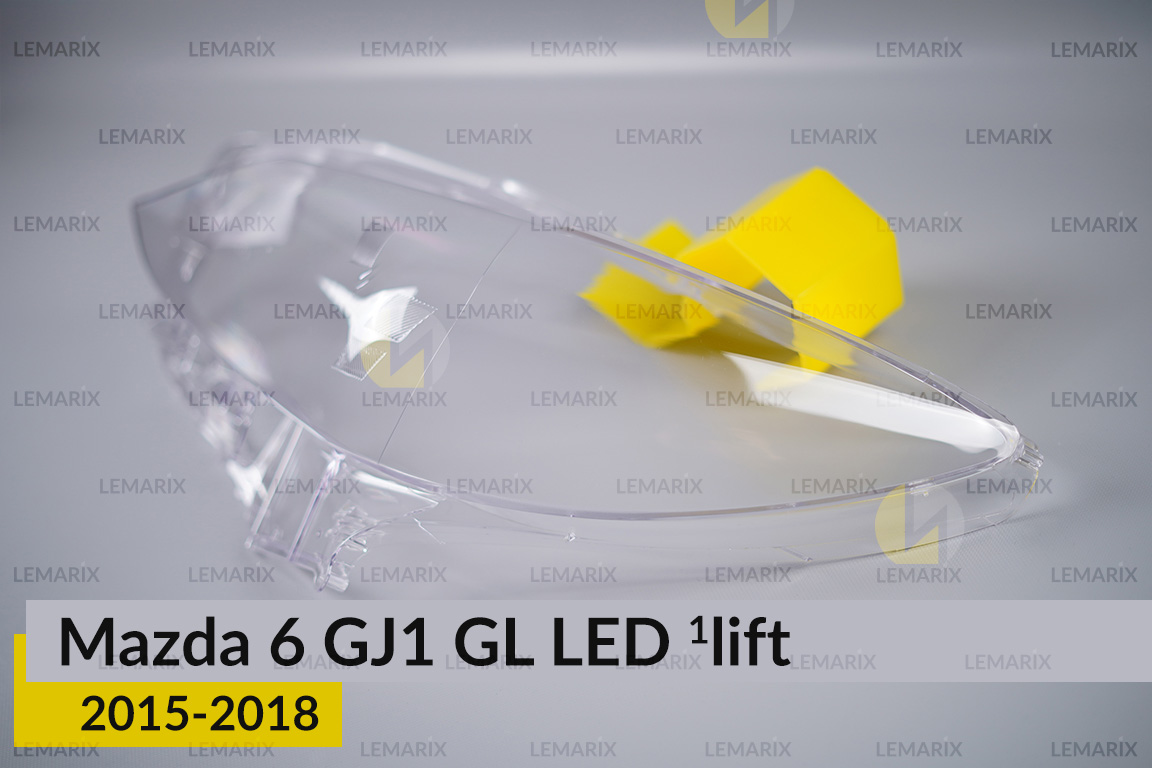 Скло фари Mazda 6 GJ1 GL LED (2015-2018) 1 рест ліве