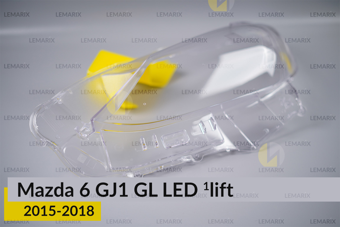 Скло фари Mazda 6 GJ1 GL LED (2015-2018) 1 рест ліве
