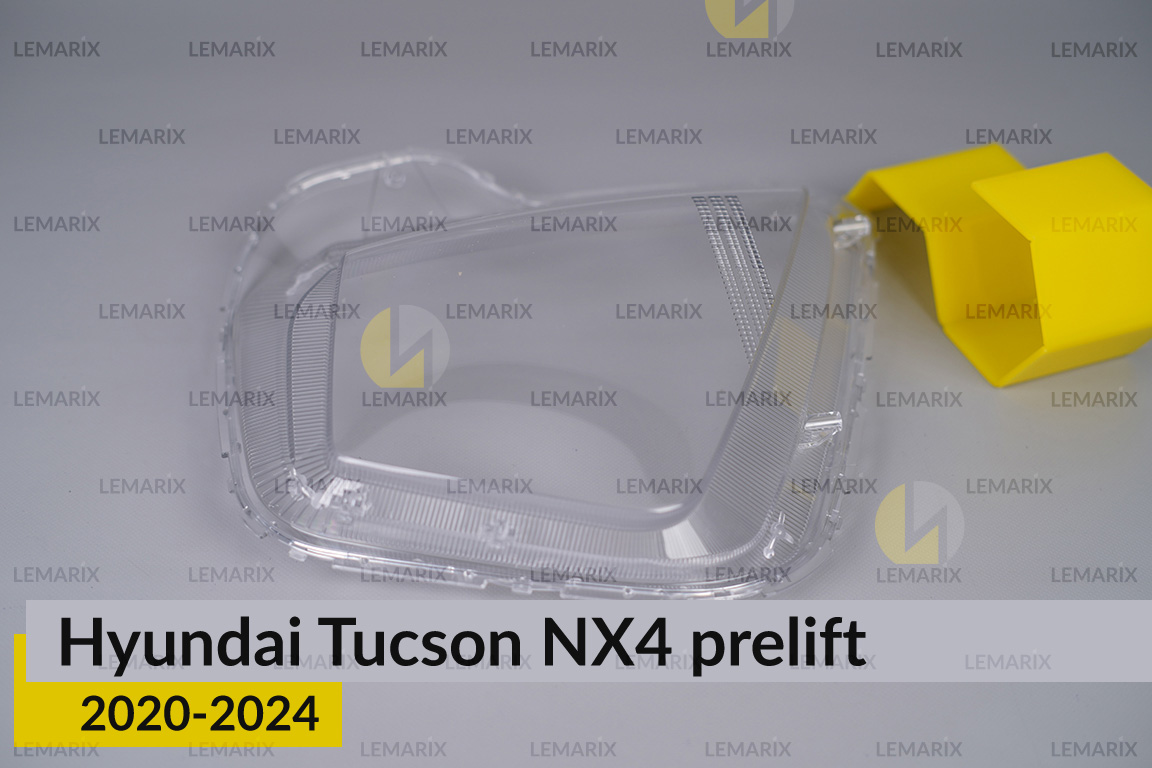 Скло фари Hyundai Tucson NX4 (2020-2024) дорест ліве