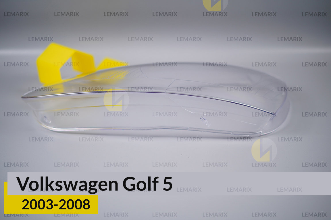 Скло фари VW Volkswagen Golf 5 (2003-2008) ліве