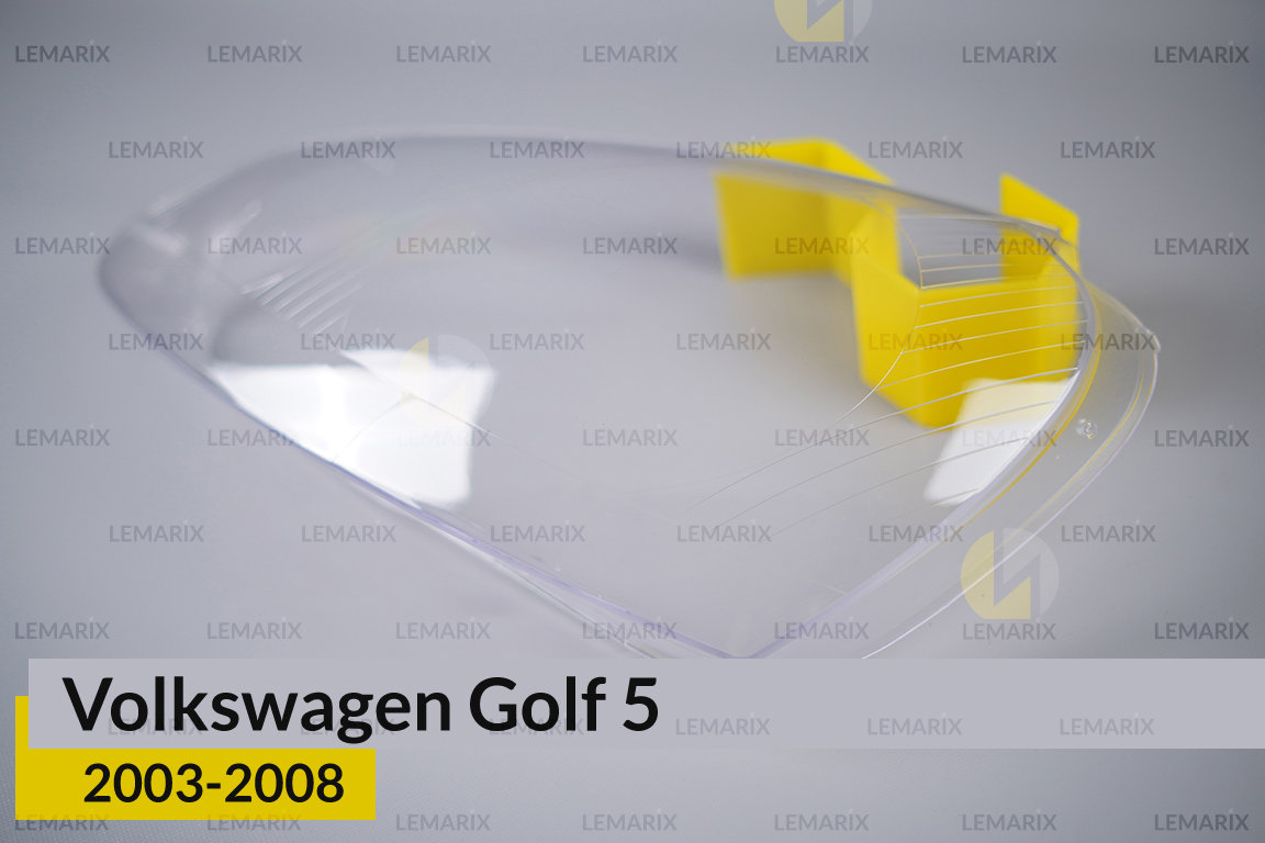 Скло фари VW Volkswagen Golf 5 (2003-2008) ліве