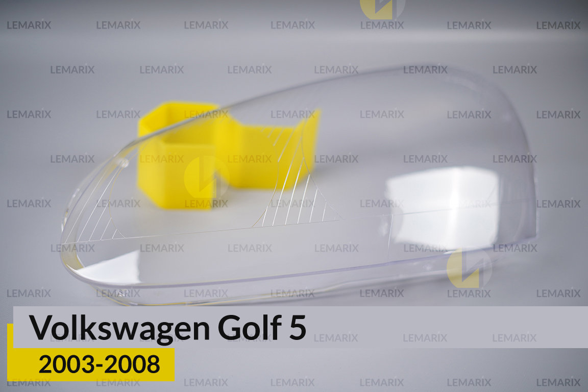 Скло фари VW Volkswagen Golf 5 (2003-2008) ліве