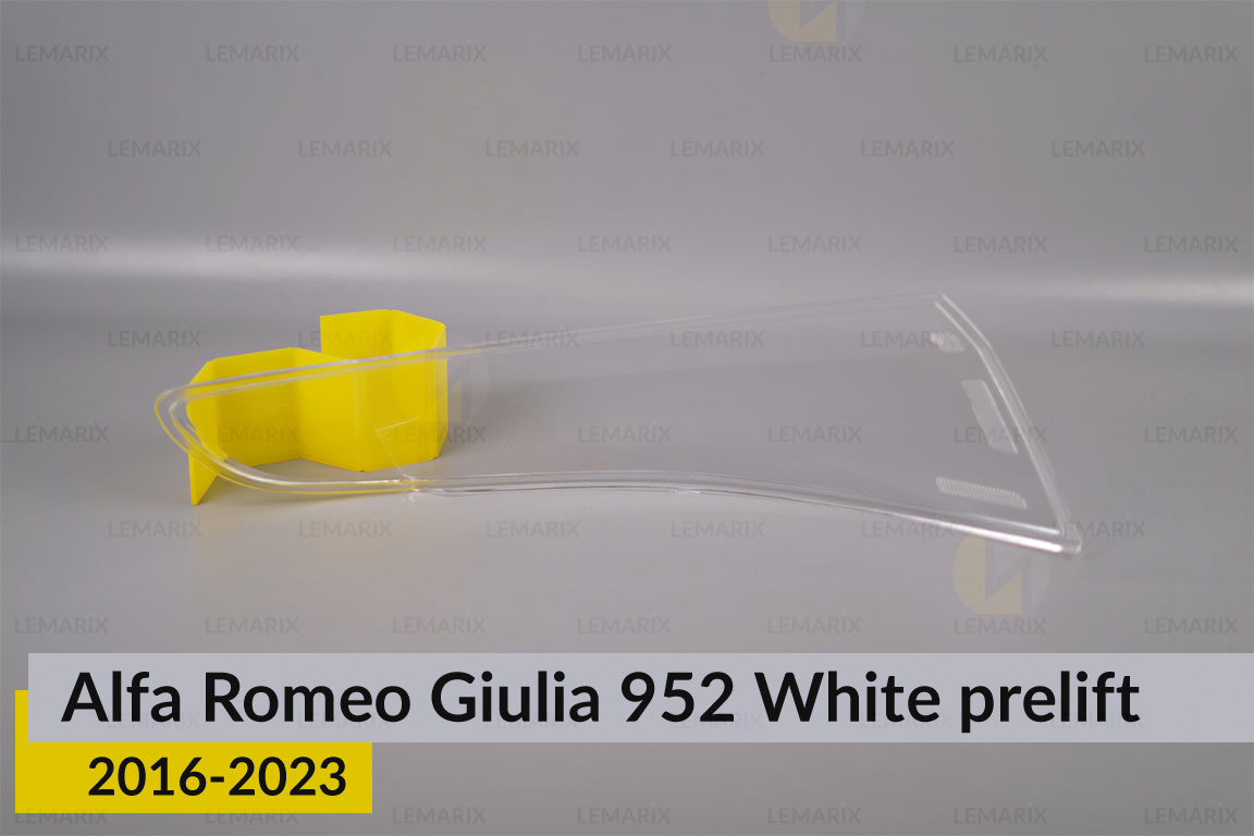 Скло заднього ліхтаря зовнішнє в крилі Alfa Romeo Giulia 952 White (2016-2023) дорест праве