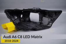 Корпус фары Audi A6 C8 LED Matrix (2018-2024) правый