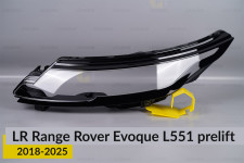 Стекло фары Land Rover Range Rover Evoque L551 (2018-2026) дорест левое