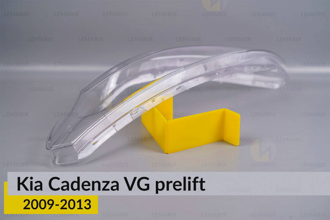 Скло фари Kia Cadenza VG (2009-2013) дорест ліве
