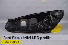 Корпус фары Ford Focus Mk4 LED (2018-2022) дорест левый