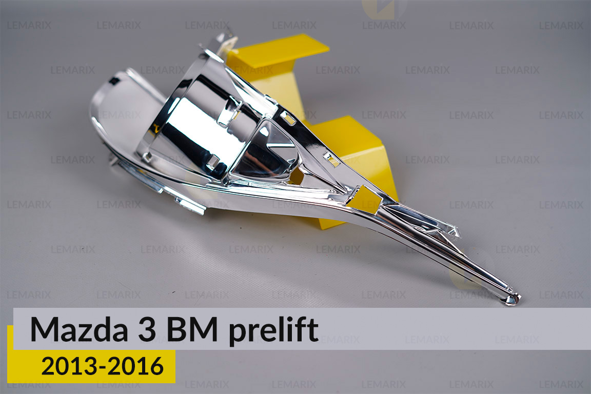 Хромована маска Mazda 3 BM (2013-2016) дорест ліва