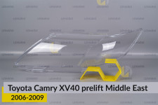 Скло фари Toyota Camry XV40 M. East (2006-2009) дорест ліве