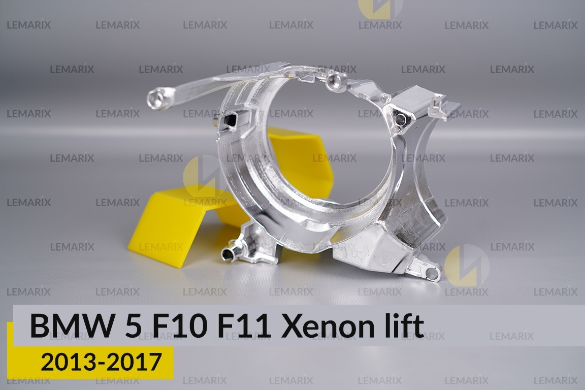 Декоративна маска лінзи велика зовнішня BMW 5 F10 F11 Xenon (2013-2017) рест ліва