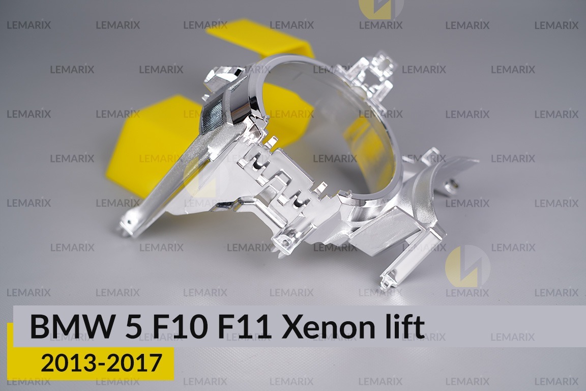Декоративна маска лінзи велика зовнішня BMW 5 F10 F11 Xenon (2013-2017) рест ліва