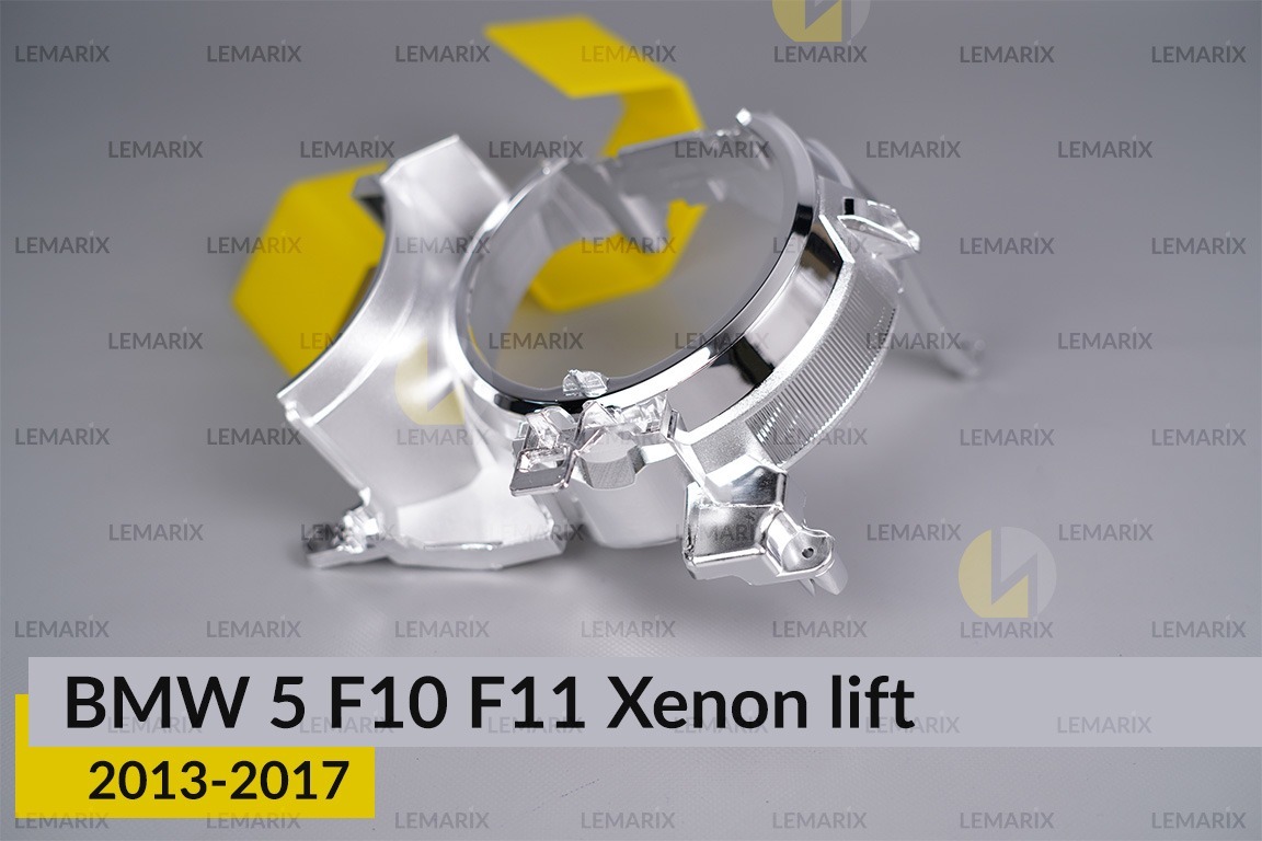 Декоративна маска лінзи велика зовнішня BMW 5 F10 F11 Xenon (2013-2017) рест ліва