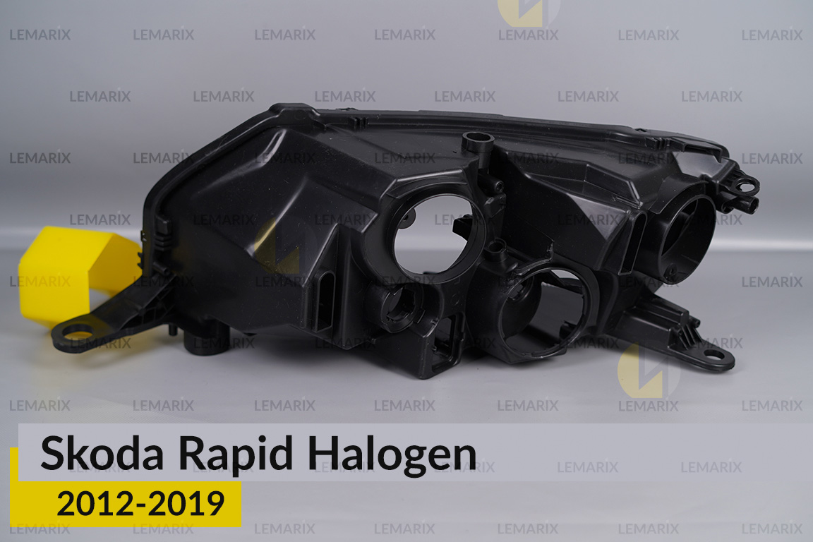 Корпус фари Skoda Rapid Halogen (2012-2019) правий