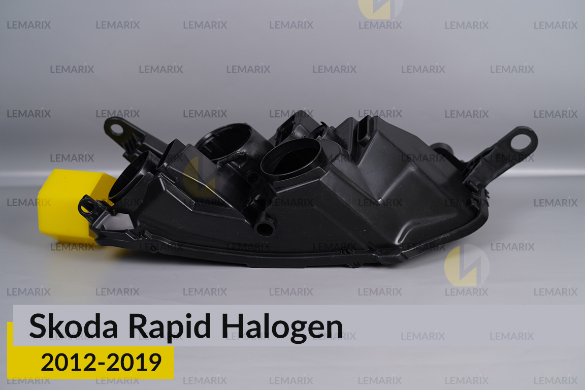Корпус фари Skoda Rapid Halogen (2012-2019) правий