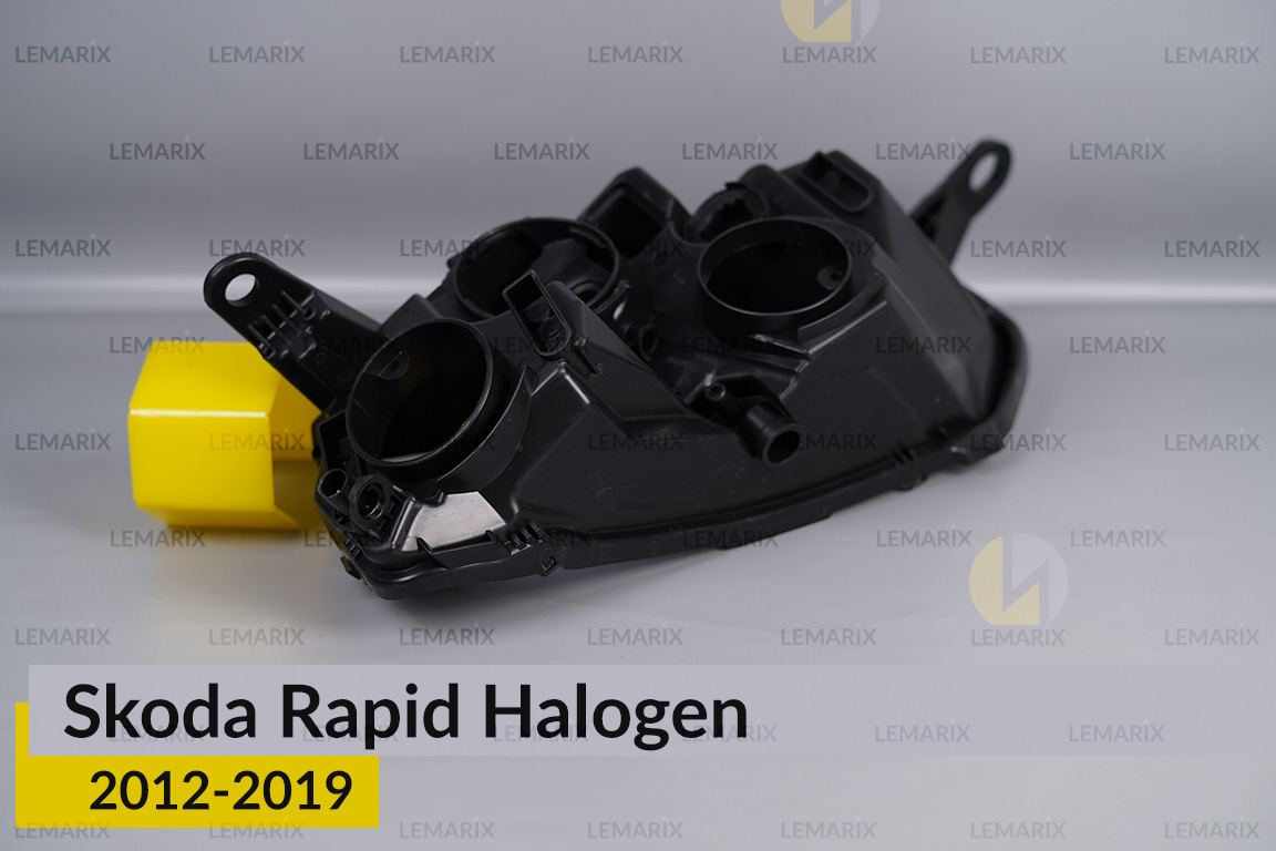 Корпус фари Skoda Rapid Halogen (2012-2019) правий