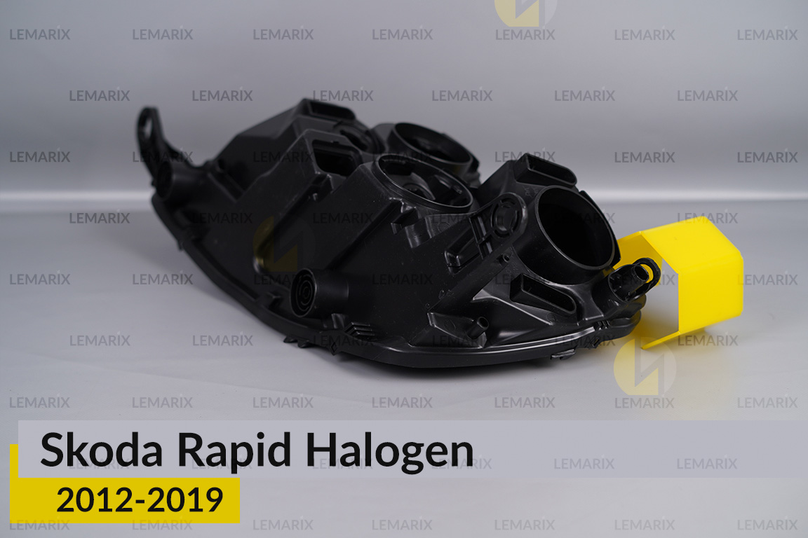 Корпус фари Skoda Rapid Halogen (2012-2019) правий