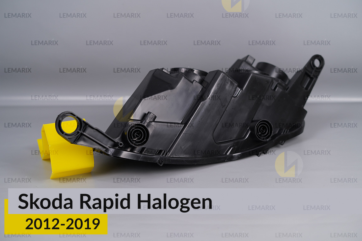 Корпус фари Skoda Rapid Halogen (2012-2019) правий