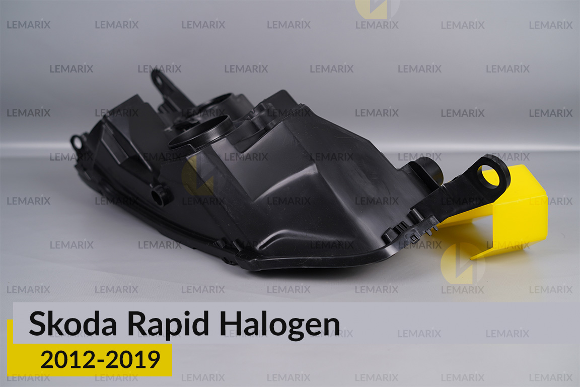 Корпус фари Skoda Rapid Halogen (2012-2019) правий