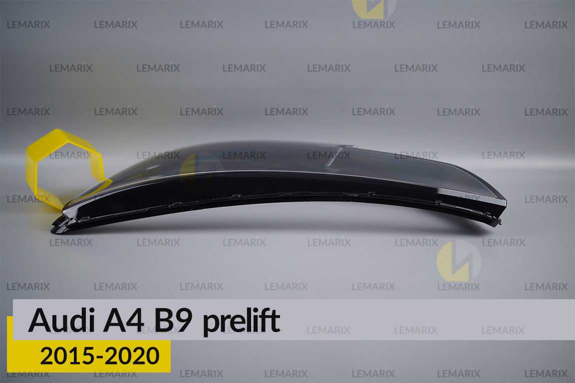Скло фари Audi A4 B9 (2015-2020) дорест ліве