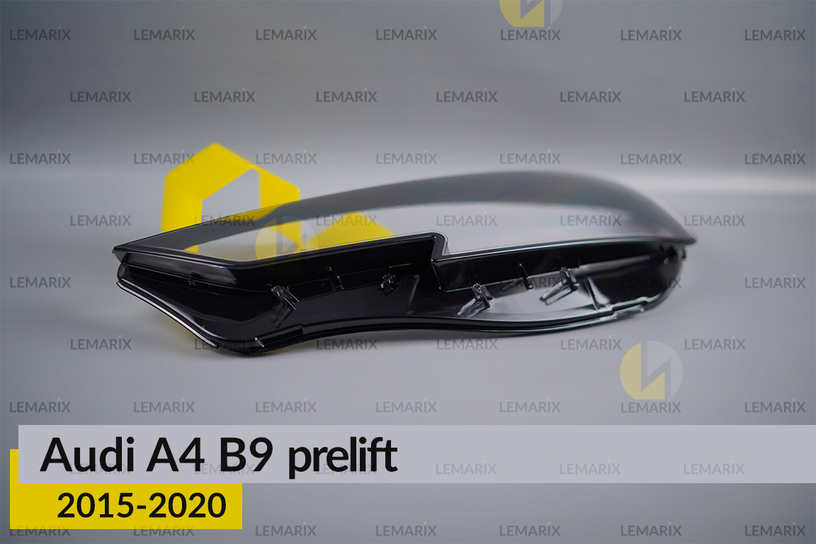 Скло фари Audi A4 B9 (2015-2020) дорест ліве