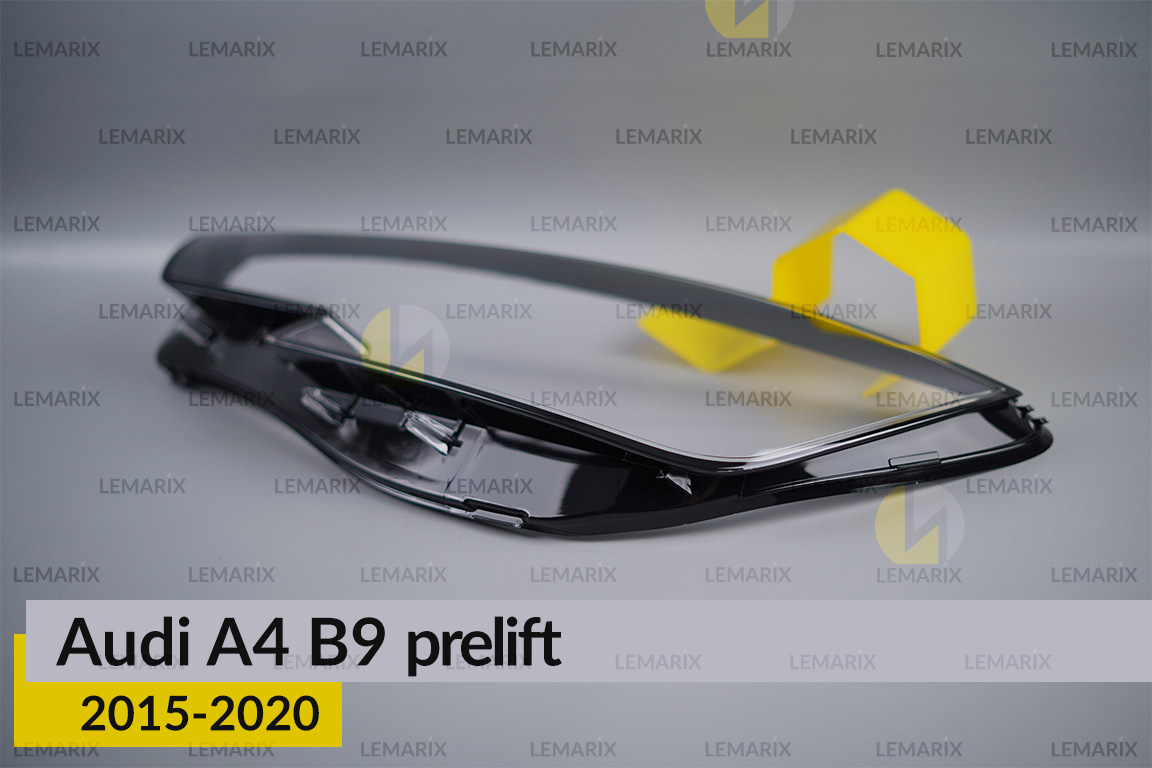 Скло фари Audi A4 B9 (2015-2020) дорест ліве