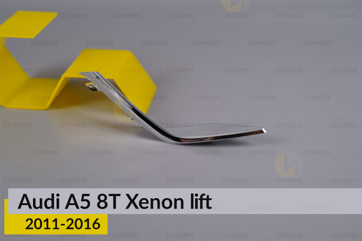 Хромована декоративна маска бокова Audi A5 8T Xenon (2011-2016) рест права