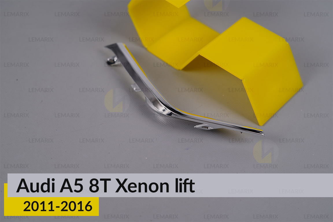 Хромована декоративна маска бокова Audi A5 8T Xenon (2011-2016) рест права