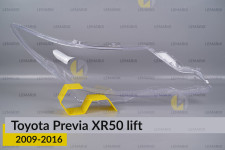 Скло фари Toyota Previa XR50 (2009-2016) рест праве