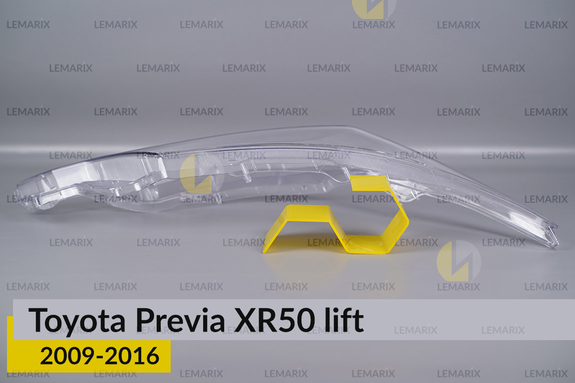 Скло фари Toyota Previa XR50 (2009-2016) рест праве