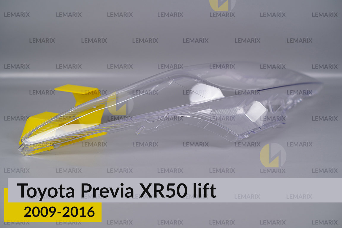 Скло фари Toyota Previa XR50 (2009-2016) рест праве