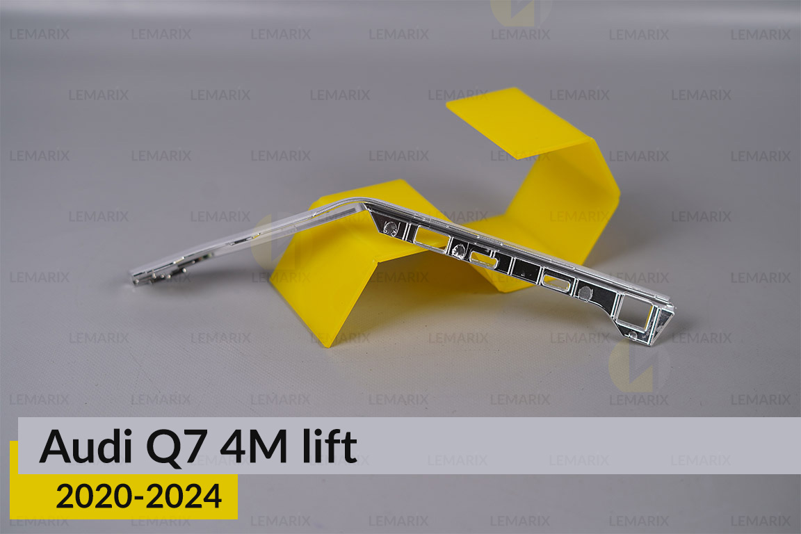Хромована декоративна маска середня Audi Q7 4M (2020-2024) рест права