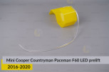 Кольцо световод фары Mini Cooper Countryman Paceman F60 LED (2016-2020) дорест нижнее левое
