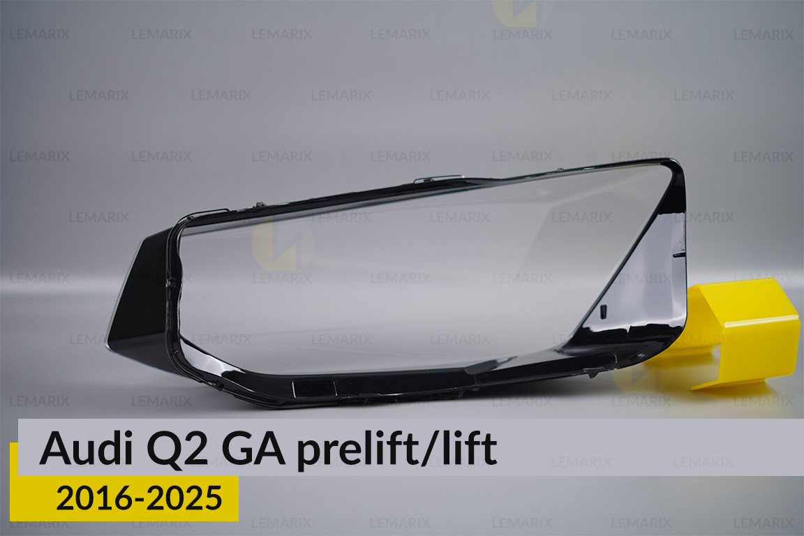 Скло фари Audi Q2 GA (2016-2025) дорест/рест праве