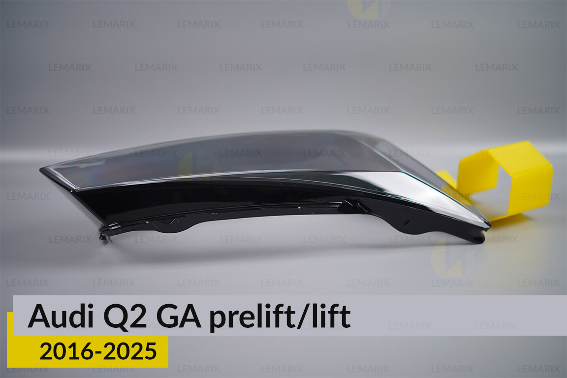 Скло фари Audi Q2 GA (2016-2025) дорест/рест праве