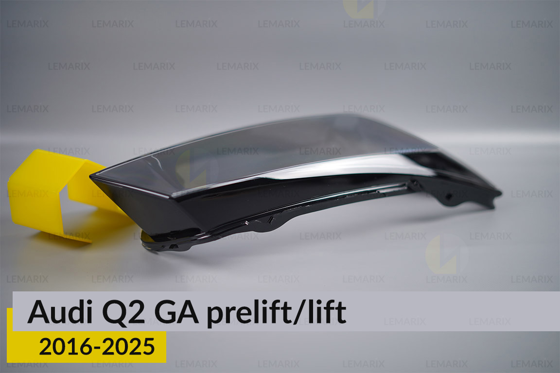 Скло фари Audi Q2 GA (2016-2025) дорест/рест праве