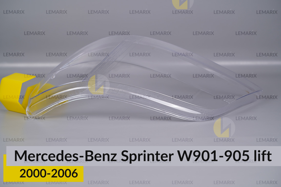 Скло фари Mercedes-Benz Sprinter W901 W902 W903 W904 W905 (2000-2006) рест ліве