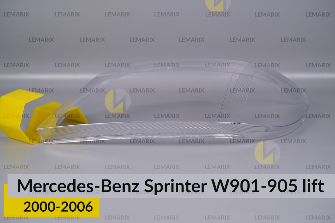 Скло фари Mercedes-Benz Sprinter W901 W902 W903 W904 W905 (2000-2006) рест ліве