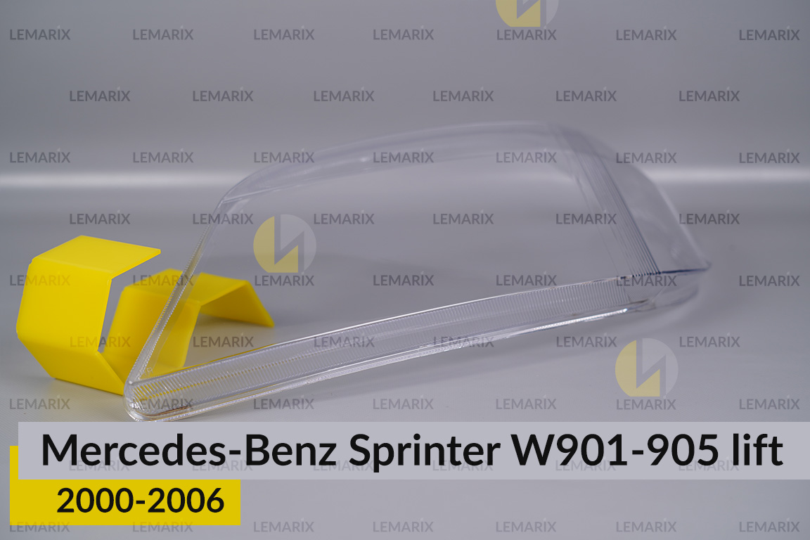 Скло фари Mercedes-Benz Sprinter W901 W902 W903 W904 W905 (2000-2006) рест ліве