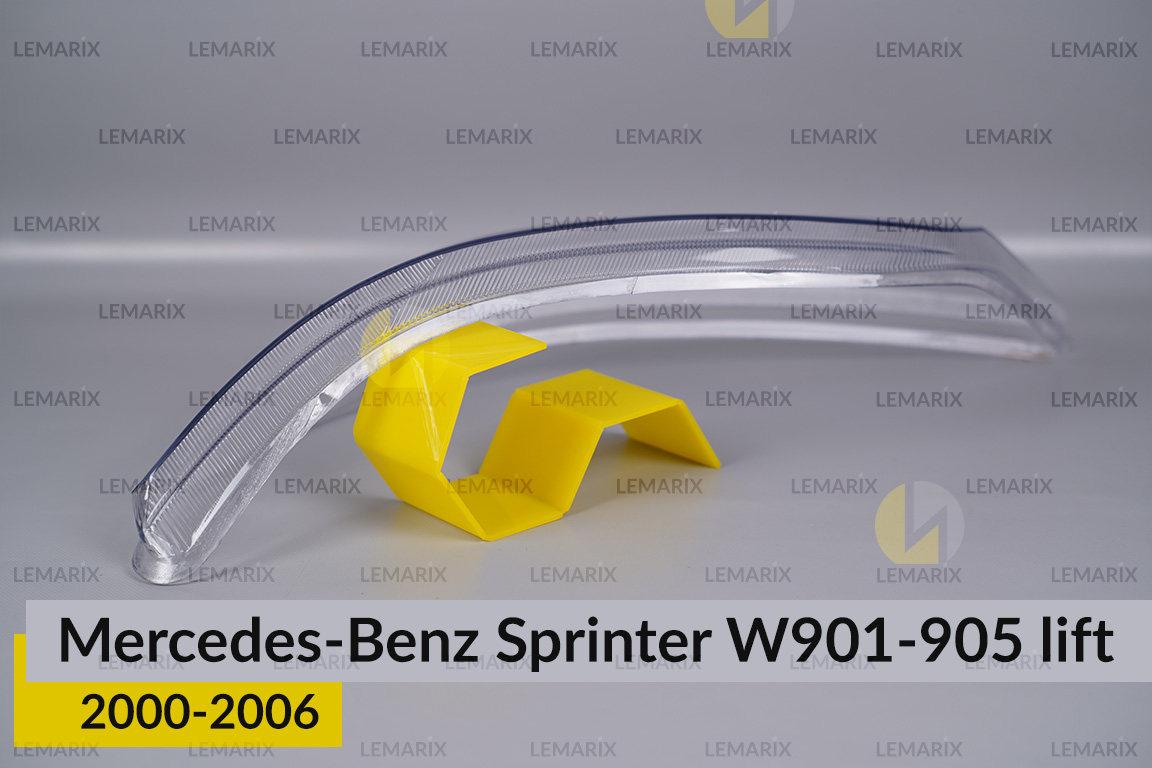 Скло фари Mercedes-Benz Sprinter W901 W902 W903 W904 W905 (2000-2006) рест ліве