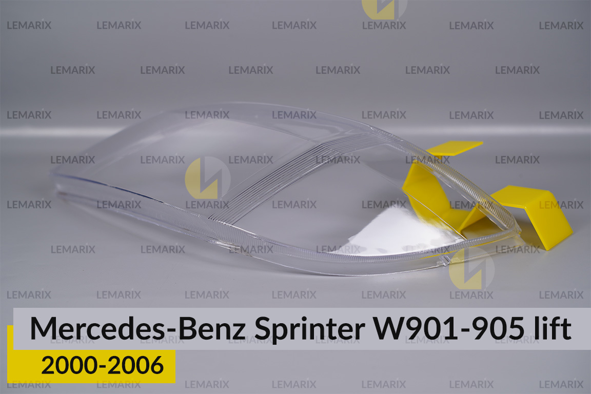 Скло фари Mercedes-Benz Sprinter W901 W902 W903 W904 W905 (2000-2006) рест ліве