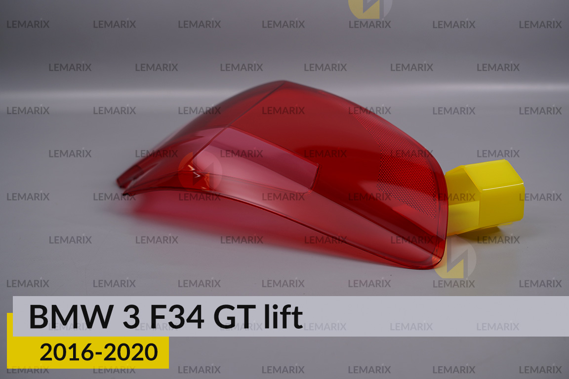Скло заднього ліхтаря зовнішнє в крилі BMW 3 F34 GT (2016-2020) рест ліве