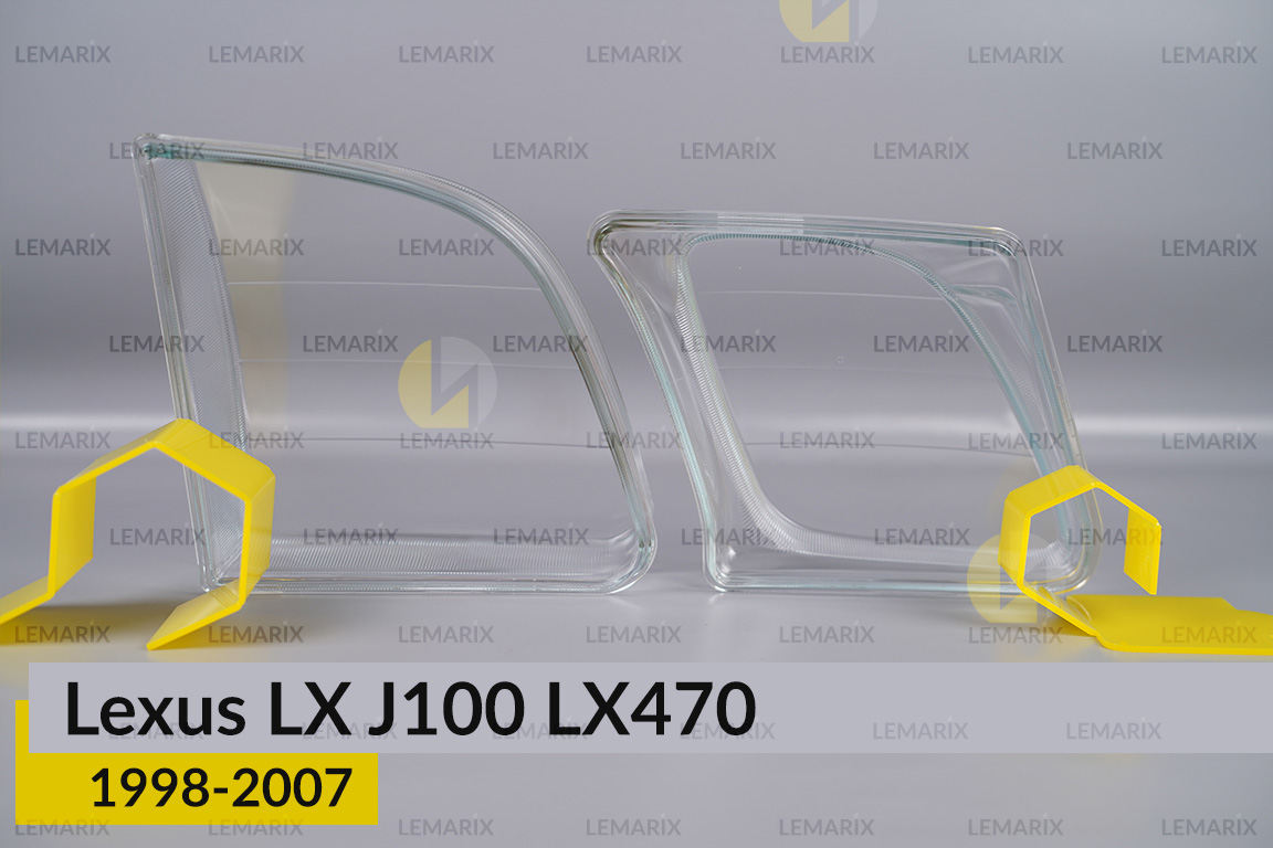 Скло фари Lexus LX J100 LX470 (1998-2007) ліве
