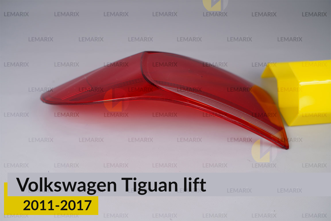 Скло заднього ліхтаря зовнішнє в крилі VW Volkswagen Tiguan (2011-2017) рест ліве