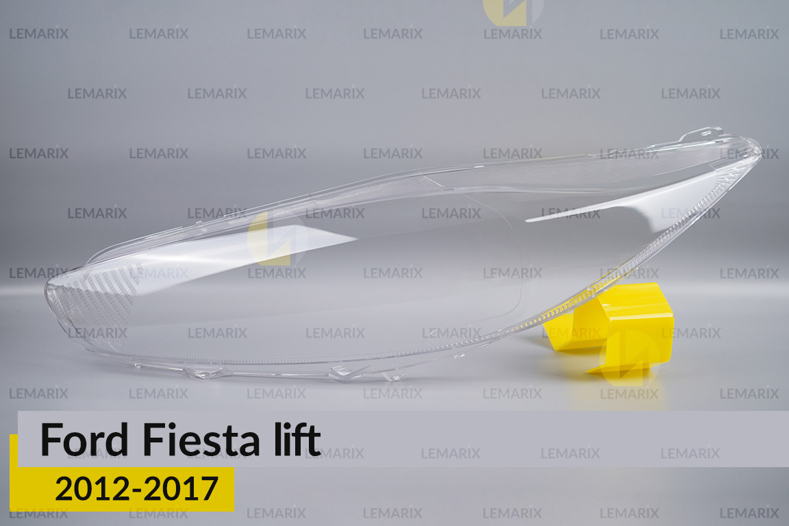 Скло фари Ford Fiesta (2012-2017) рест ліве
