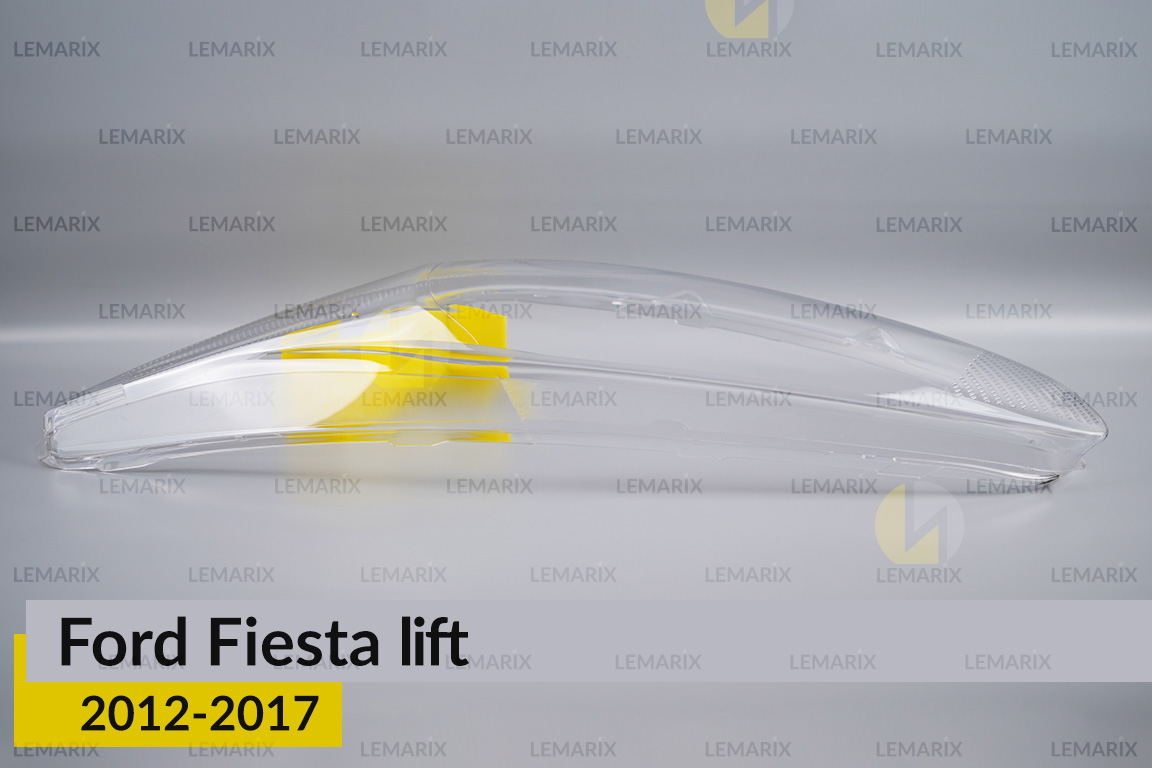 Скло фари Ford Fiesta (2012-2017) рест ліве