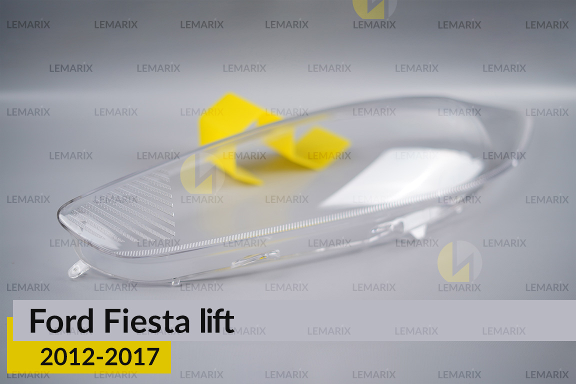 Скло фари Ford Fiesta (2012-2017) рест ліве