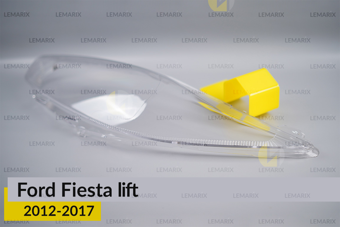 Скло фари Ford Fiesta (2012-2017) рест ліве