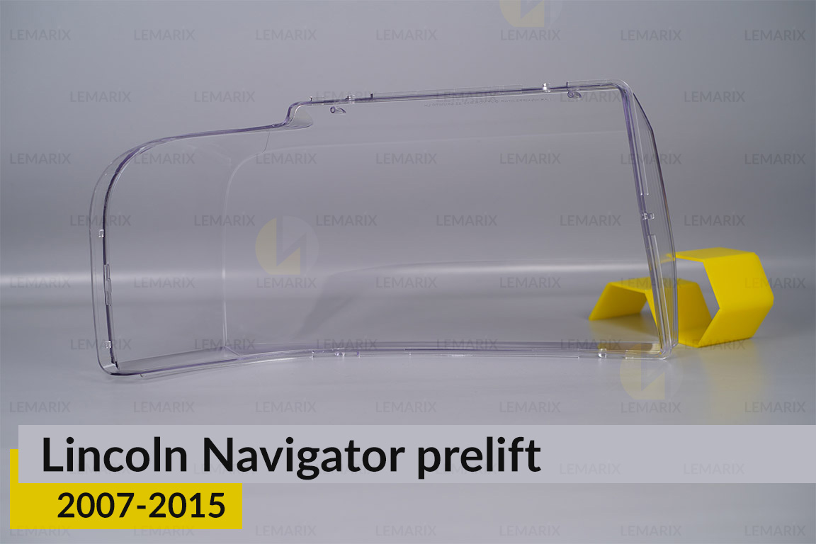Скло фари Lincoln Navigator (2007-2015) дорест ліве