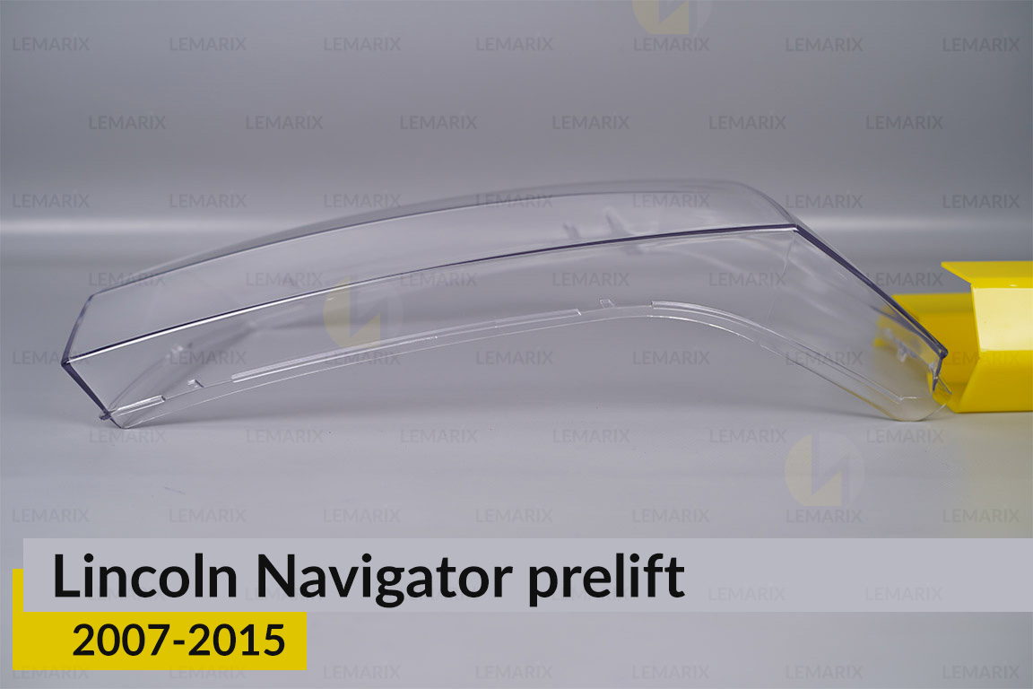 Скло фари Lincoln Navigator (2007-2015) дорест ліве