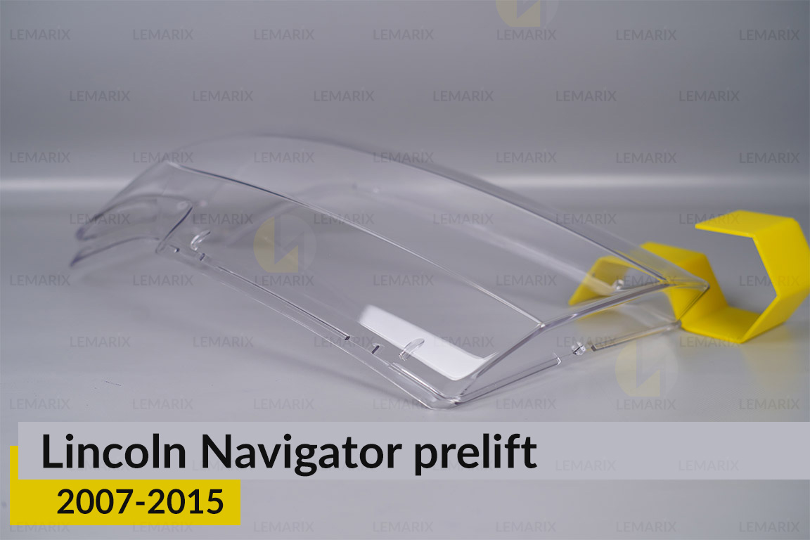 Скло фари Lincoln Navigator (2007-2015) дорест ліве
